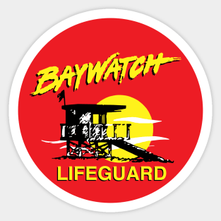 Baywatch Lifeguard Sticker